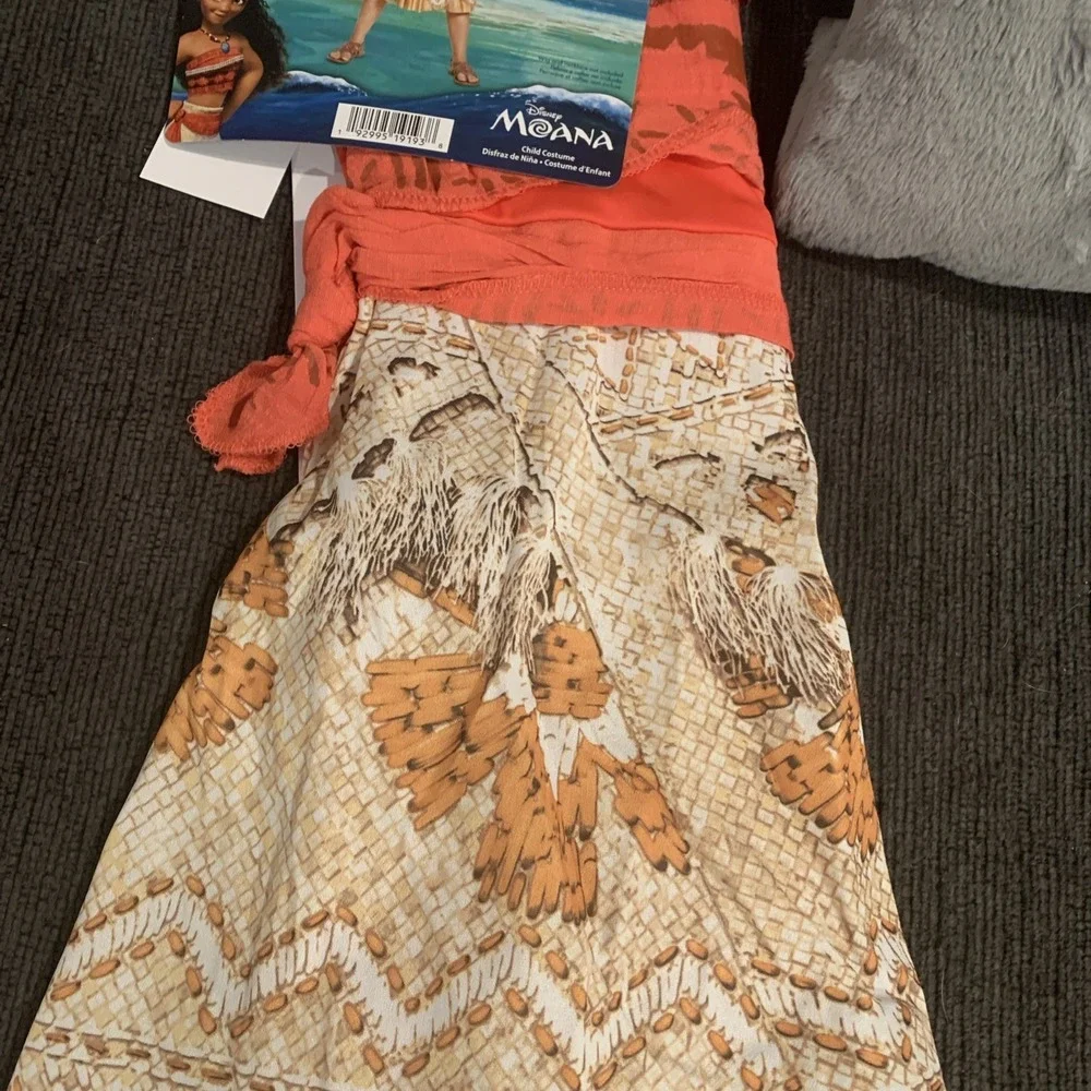Disney MOANA Classic Costume for Girls Size XS (4/5) Halloween Dress Up Play NEW